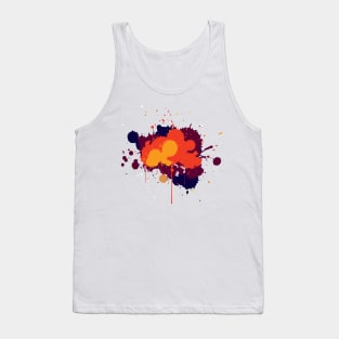 Splat purple Tank Top